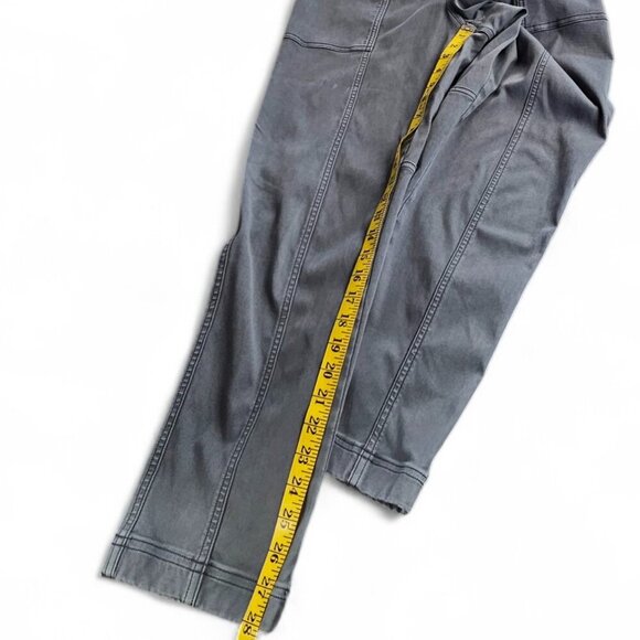 SPANX Womens Stretch Twill Straight Leg Pants, Hazy Blue Gray, Slim, Size Medium - Picture 9 of 9